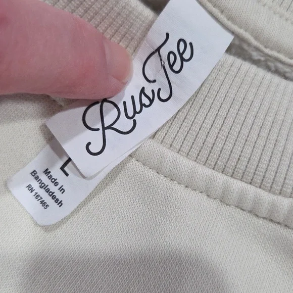 Baseball Mama Cream Sweatshirt Size Large - Picture 3 of 6